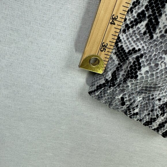 EXPRESS WOMEN'S HIGH RISE SNEAKSKIN PRINT CUFFED ANKLES JOGGER PANTS SIZE M - Picture 10 of 12